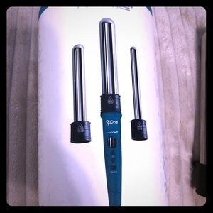 Curling wand set. Never used
